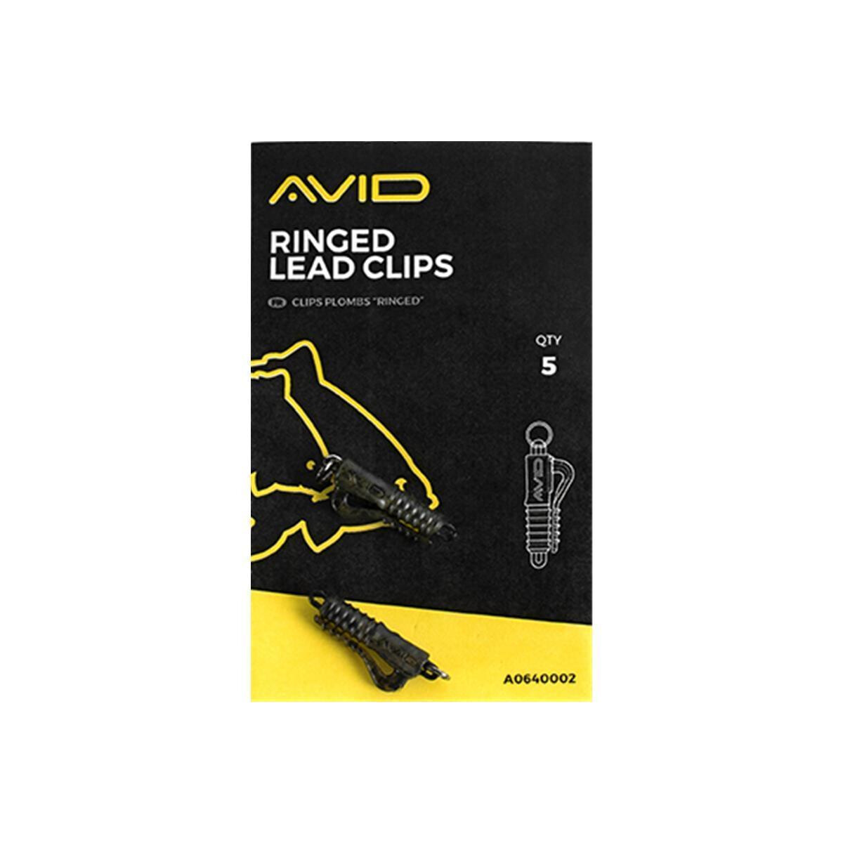 Avid Carp Outline Ringed Lead Clips