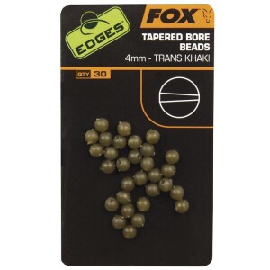 Fox Edges 4mm Tapered Bore Beads