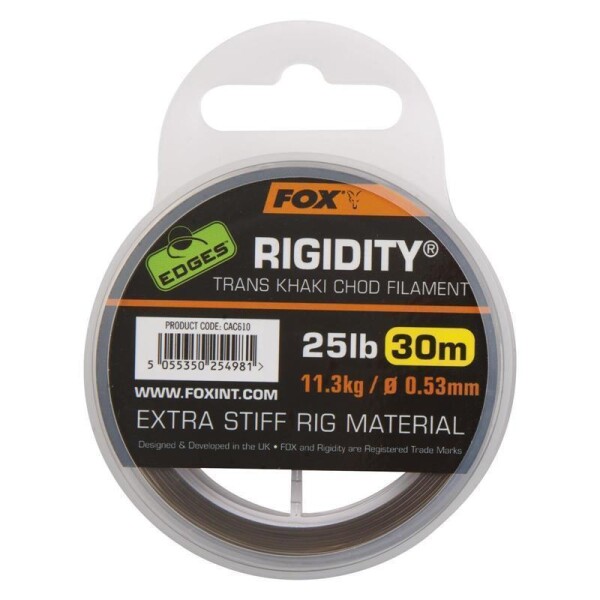 Fox Edges Rigidity Chod Filament 25lb / 0,53mm